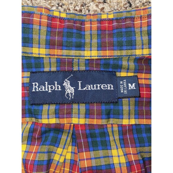 Ralph Lauren Multicolor Plaid Casual Button Down Shirt - Picture 4 of 4